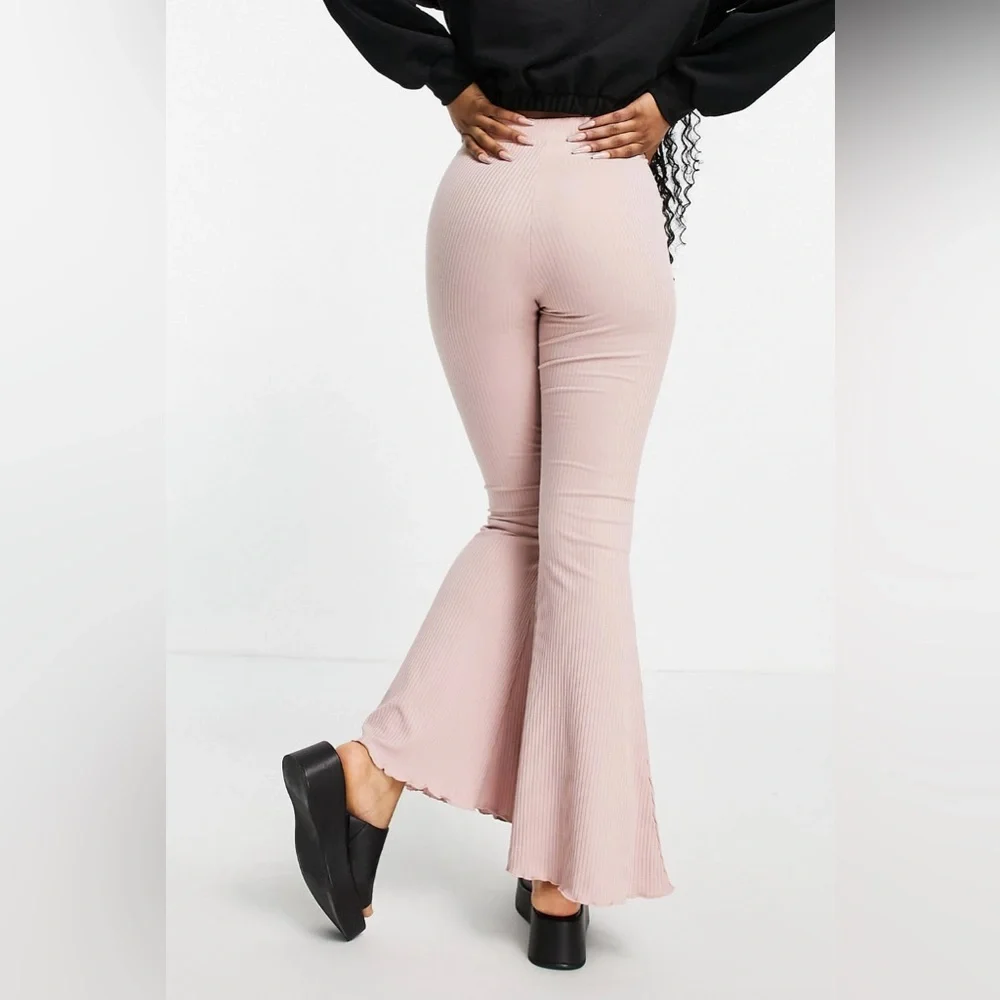 ASOS Pink Ribbed Pants 🩷 - Picture 3 of 3